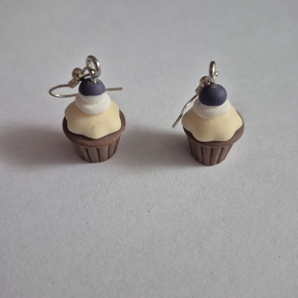 Cupcake Charm Earrings